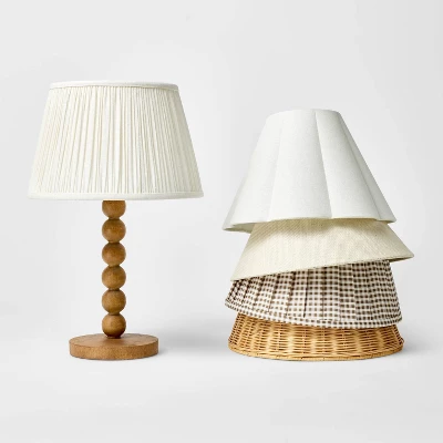 Turned Wood Stick Lamp Base Brown - Threshold™ Designed With Studio McGee - Image 5