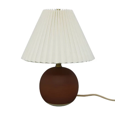 Oval Table Lamp With Pleated Shade (Includes LED Light Bulb) Red - Threshold™ Designed With Studio McGee - Image 10