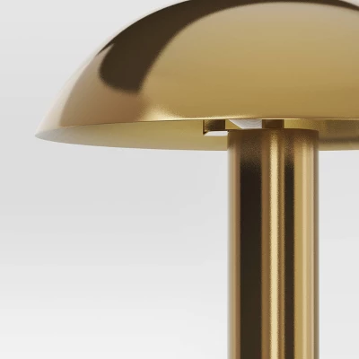 Mild Steel Floor Lamp Brass - Threshold™ - Image 2