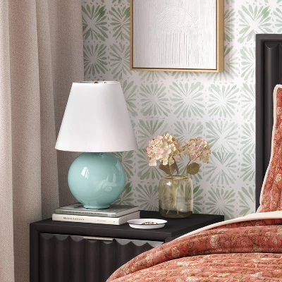 Round Table Lamp With Tapered Shade Blue - Threshold™ - Image 2