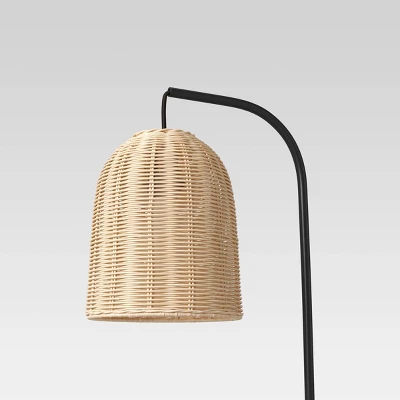 Addison Rattan Table Lamp Brown - Threshold™ - Image 3