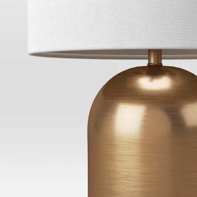 Dome Collection Accent Lamp Gold - Threshold™: ETL Listed, No Assembly, Metal Body - Image 3