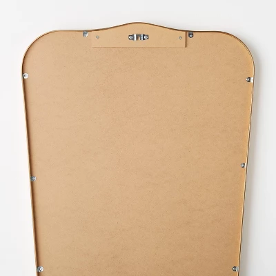 23" X 36" Metal Curved Top Mirror Gold - Threshold™ Designed With Studio McGee - Image 3