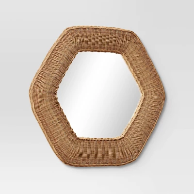 30"x33" Woven Wall Mirror - Threshold™ - Image 2