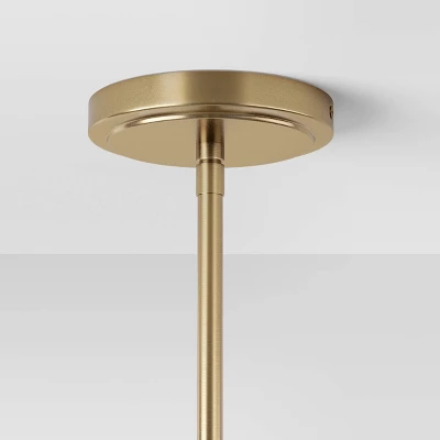 Knurled Metal Stacked Drum Pendant - Threshold™ - Image 3