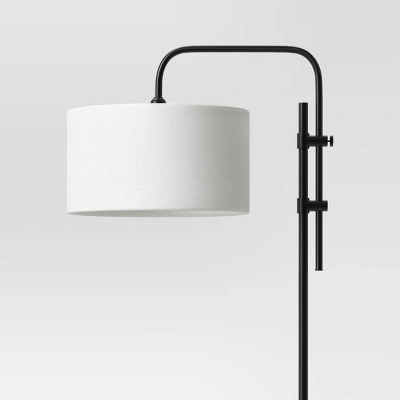 72"x16" Knox Floor Lamp - Threshold™: Modern Black Standing Lamp With Dimmer Switch - Image 3