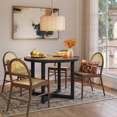 Bamboo Ceiling Drum Light Natural - Threshold™ - Image 2