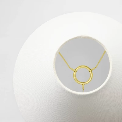 Taper Linen Lamp Shade White - Threshold™ Designed With Studio McGee - Image 3