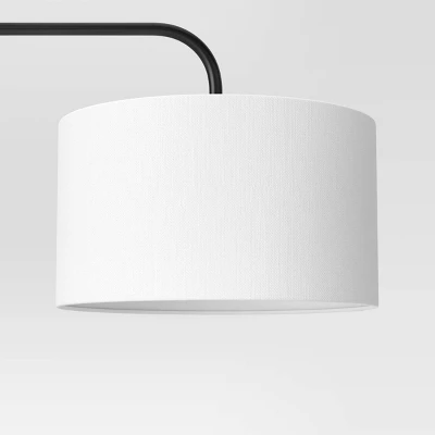 72"x16" Knox Floor Lamp - Threshold™: Modern Black Standing Lamp With Dimmer Switch - Image 4