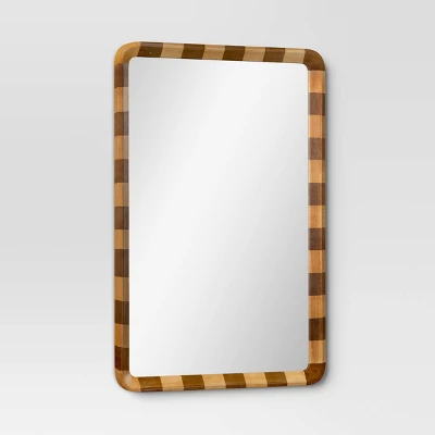 24"x36" Striped Wall Mirror - Threshold™ - Image 2