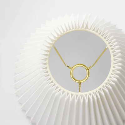 Tapered Lamp Shade With Knife Pleat White - Threshold™ Designed With Studio McGee - Image 3