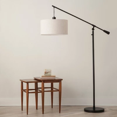 Cantilever Drop Pendant Swing Arm Floor Lamp Brown - Threshold™ - Image 2