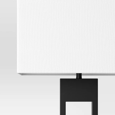 Weston Window Pane Floor Lamp Black - Threshold™ - Image 3