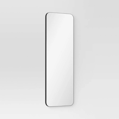 20" X 60" Infinity Full Length Mirror Black - Threshold™ - Image 2