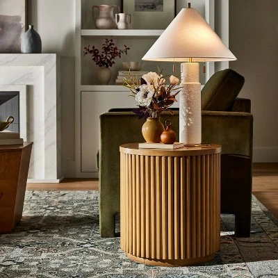 Ceramic Table Lamp With Tapered Shade White - Threshold™ Designed With Studio McGee - Image 2