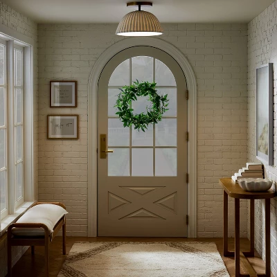 Scalloped Semi-Flush Mount Ceiling Light - Threshold™ Designed With Studio McGee - Image 2