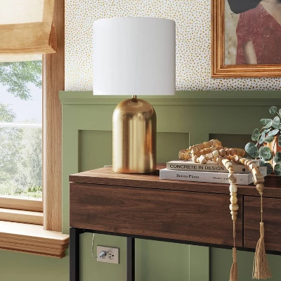 Dome Collection Accent Lamp Gold - Threshold™: ETL Listed, No Assembly, Metal Body - Image 2