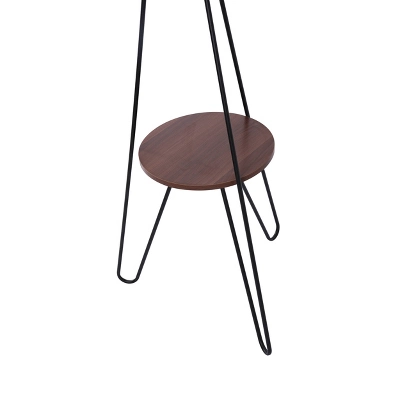 Tripod Shelf Floor Lamp Silver (Includes LED Light Bulb) - Threshold™ - Image 3