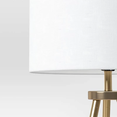 Ellis Tripod Floor Lamp Brass - Threshold™ - Image 3