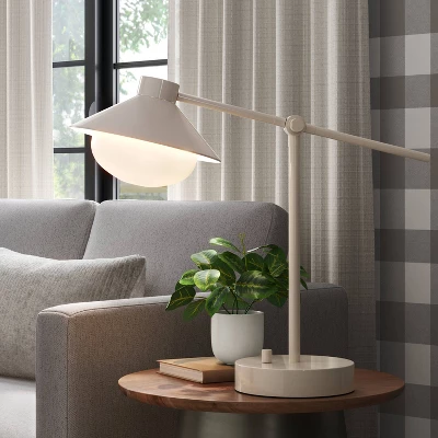 Shaded Orb Task Lamp Cream - Threshold™ - Image 2