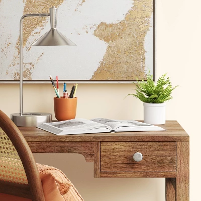 LED Wireless Charging Task Lamp With USB Nickel (Includes LED Light Bulb) - Threshold™ - Image 2