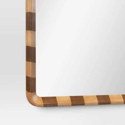 24"x36" Striped Wall Mirror - Threshold™ - Image 3