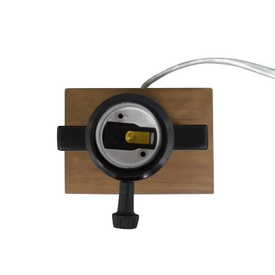 Weston Window Small Lamp Base Black - Threshold™: Modern Rectangle, No Assembly Required, ETL Listed - Image 6