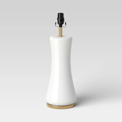 Large Opal Glass Lamp Base Off-White - Threshold™ - Image 4