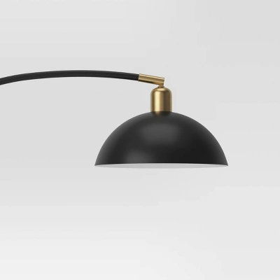 Adjustable Arc Floor Lamp With Swivel Head Black (Includes LED Light Bulb) - Threshold™ - Image 2