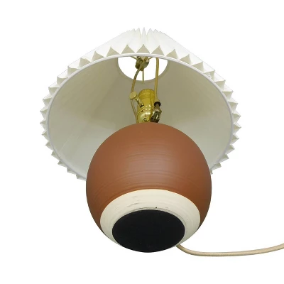 Oval Table Lamp With Pleated Shade (Includes LED Light Bulb) Red - Threshold™ Designed With Studio McGee - Image 9