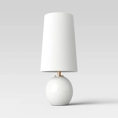 Marble Table Lamp Off-White - Threshold™ - Image 3