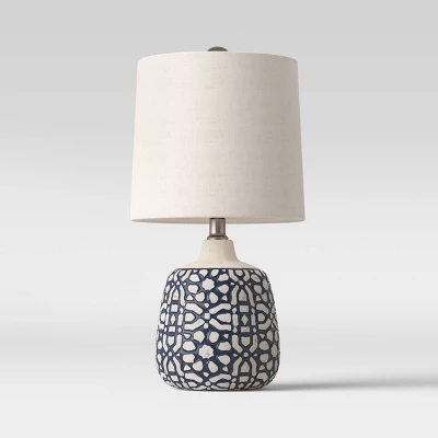 Assembled Ceramic Table Lamp Blue - Threshold™ - Image 5