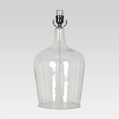 Artisan Glass Jug Large Lamp Base Clear - Threshold - Image 3