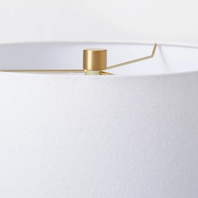 Large Ceramic Jar Table Lamp (Includes LED Light Bulb) Gray - Threshold™ Designed With Studio McGee - Image 3