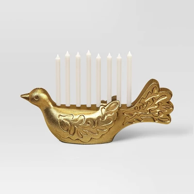 Cast Aluminum Bird Menorah - Threshold™ - Image 3